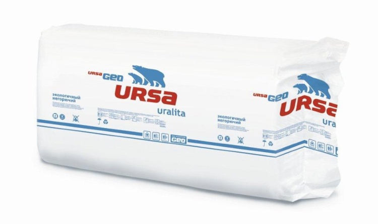 Утеплитель Ursa GEO П-30 1250х600х70 мм, 12 шт. уп