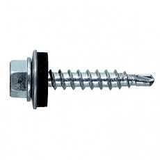 Саморез кровельный RAL 7004 ZP 4,8*50 (серый)